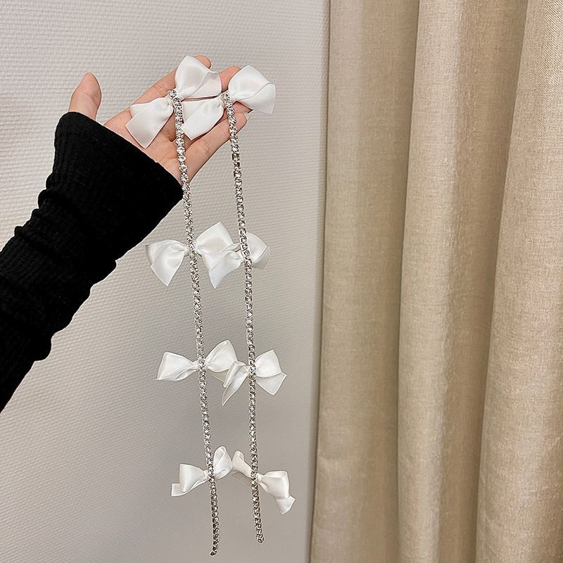 Hair Clip Bow Rhinestone