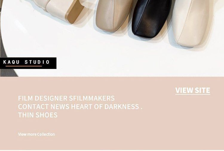 Boots Plain Short Chunky Heel