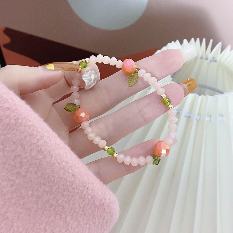 Fruit Crystal Faux Bracelet