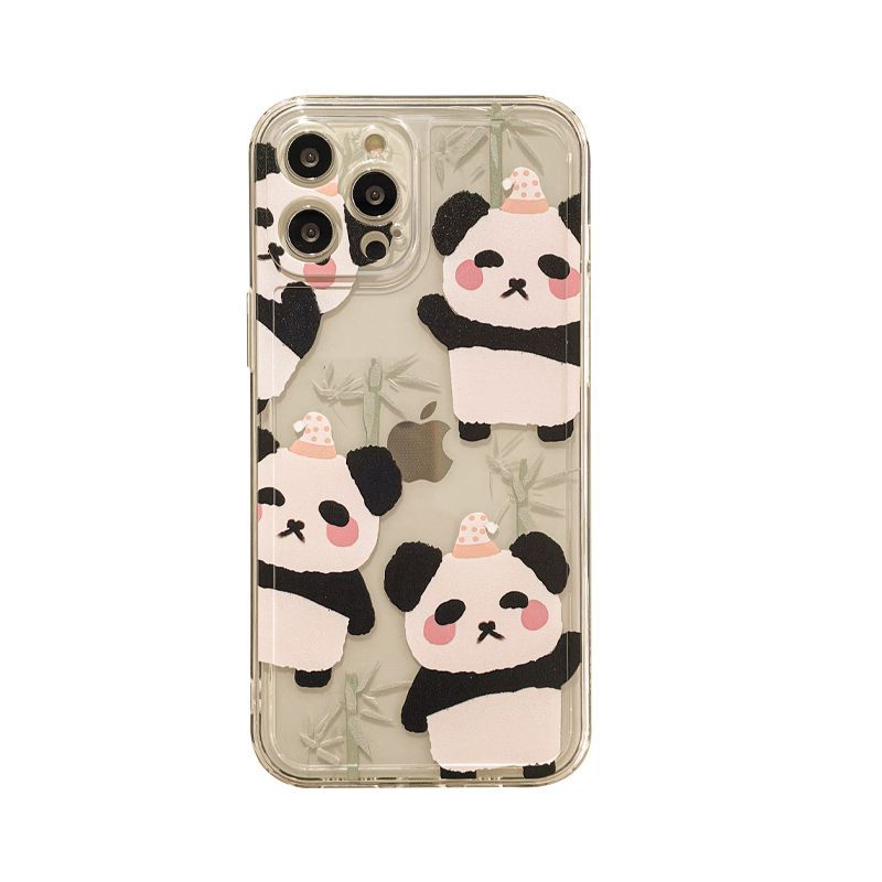 Case Transparent Panda Phone
