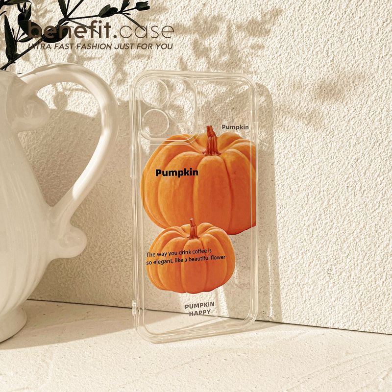 Phone Pumpkin Case Transparent