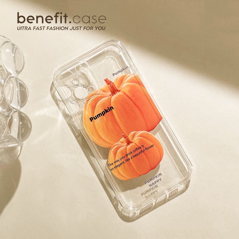 Phone Pumpkin Case Transparent