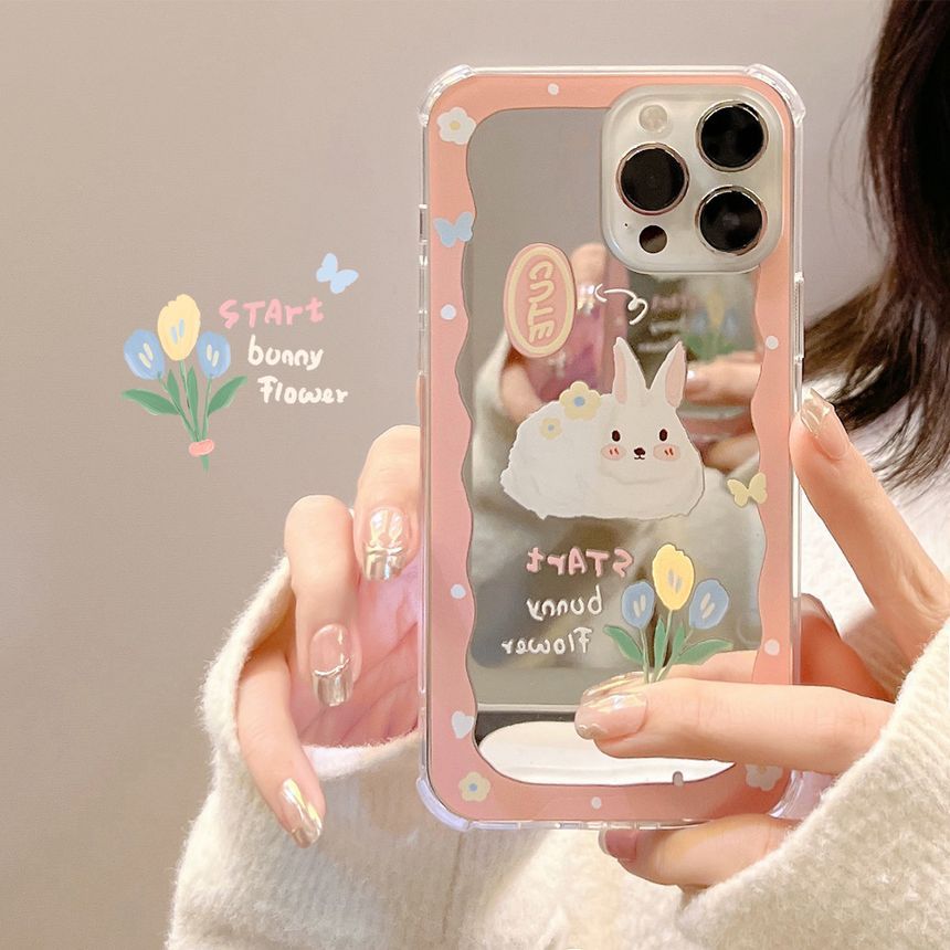 Case Rabbit Phone Mirrored