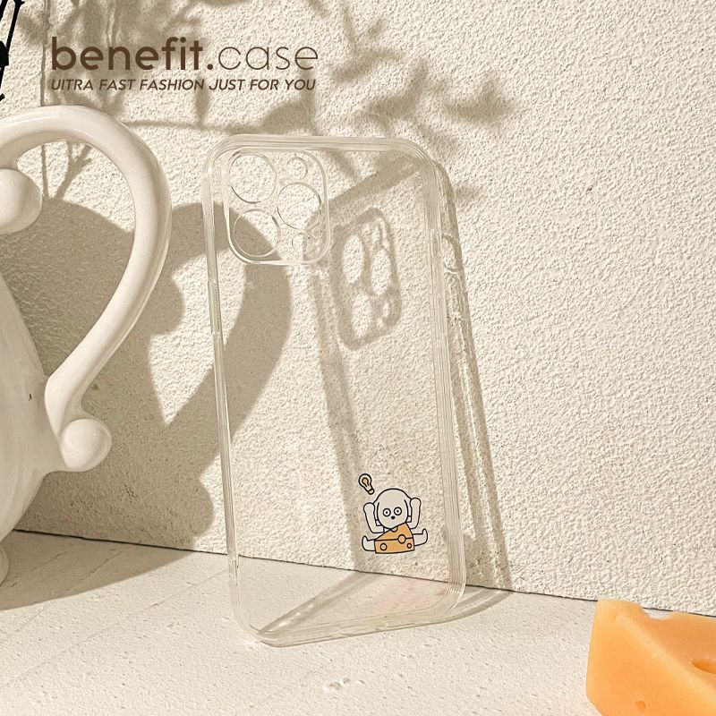 Cartoon Case Transparent Phone