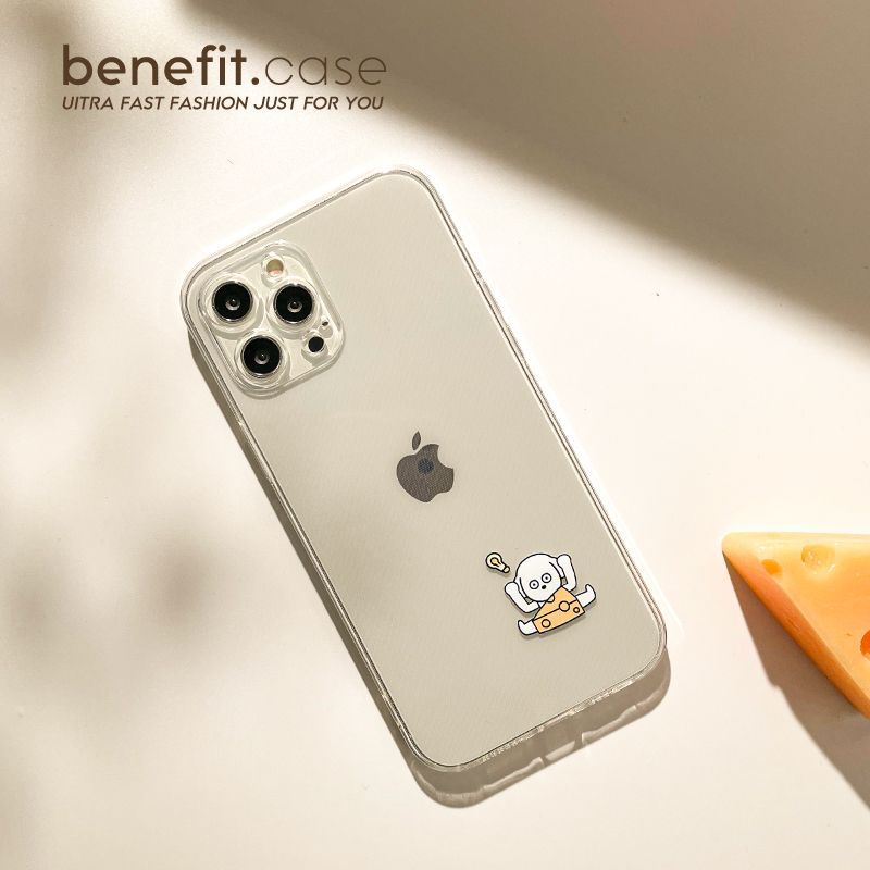 Cartoon Case Transparent Phone