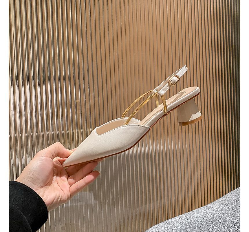 Pumps Slingback Pointed
