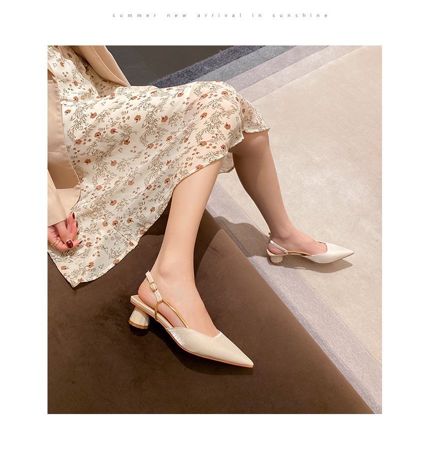 Pumps Slingback Pointed