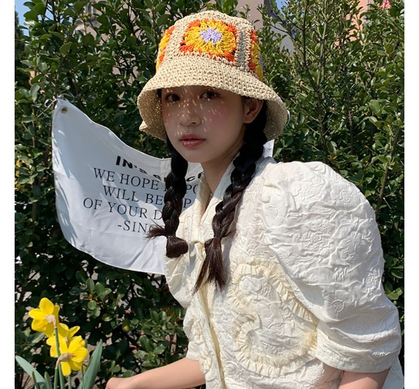 Bucket Woven Hat