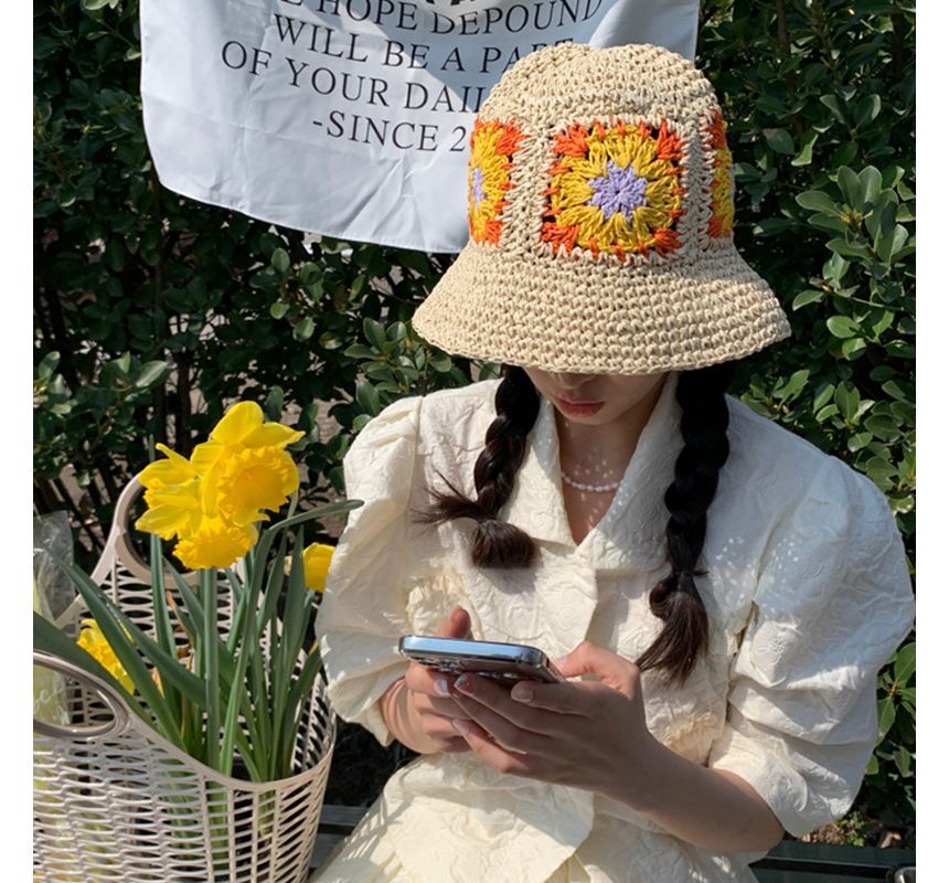 Bucket Woven Hat