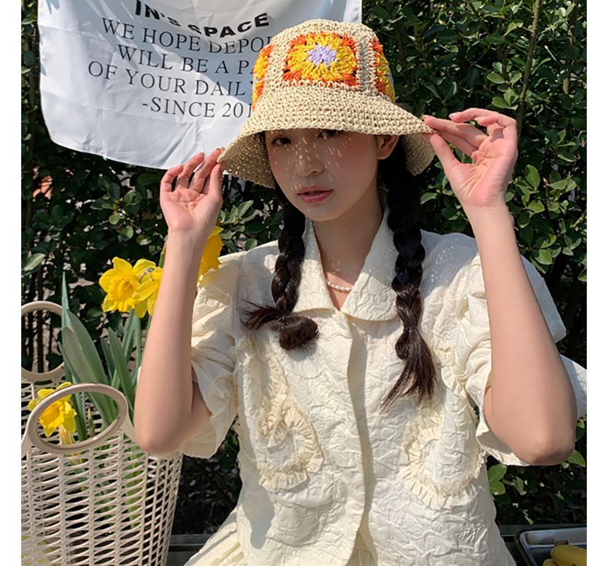 Bucket Woven Hat