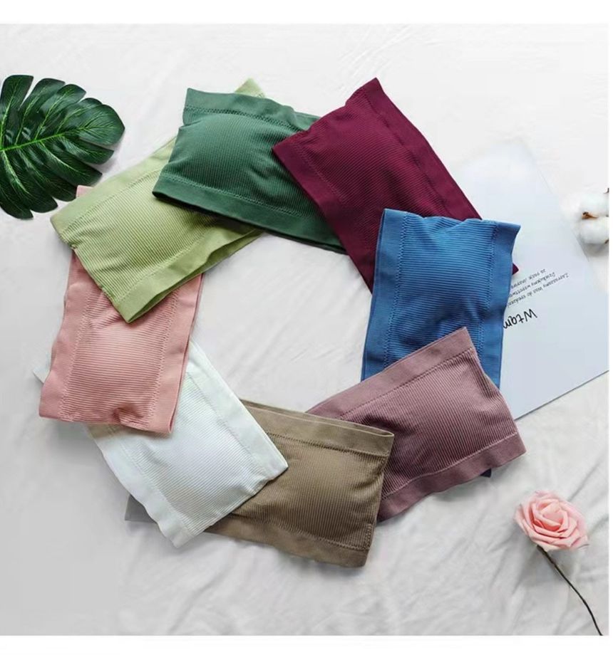 Cropped Top Plain Tube