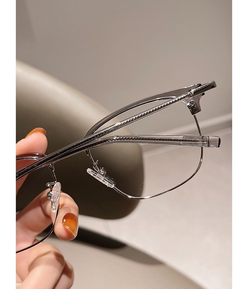 Eyeglasses Light Blocking Frame Blue Half