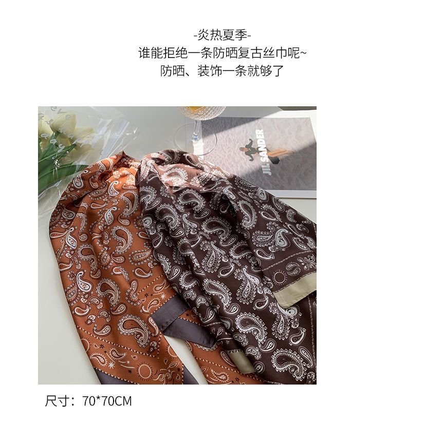 Print Square Scarf