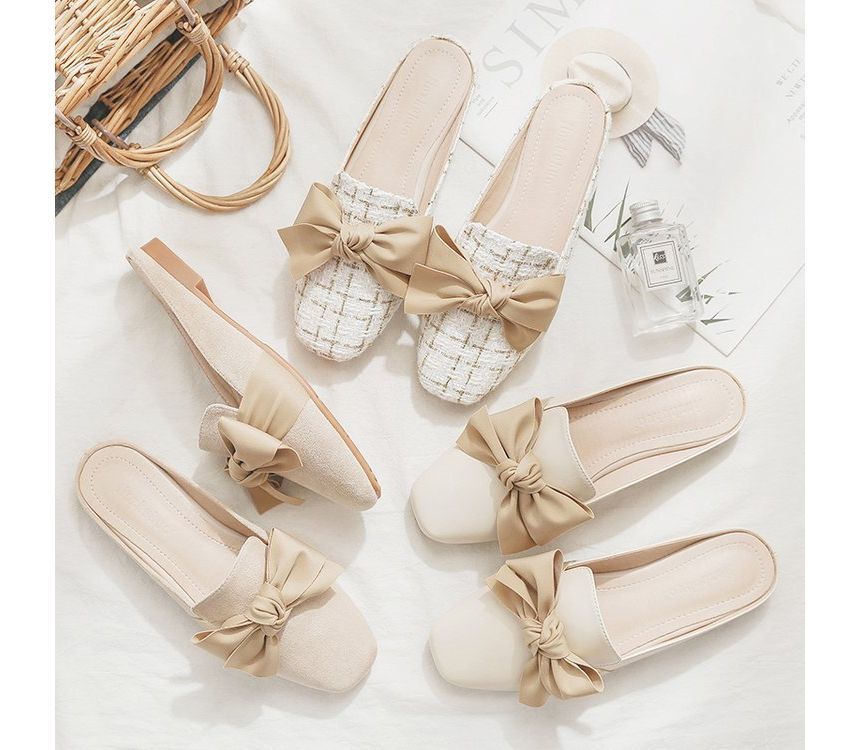 Mules Twisted Loafer Flat