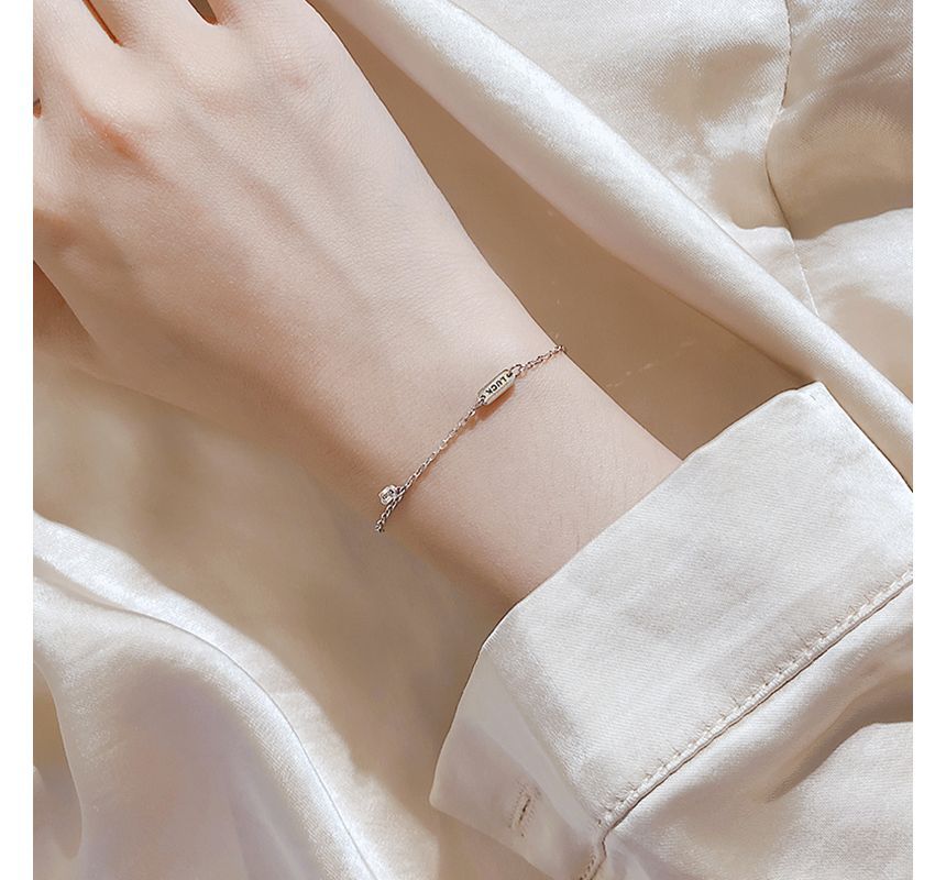 LUCK Silver Sterling Bracelet