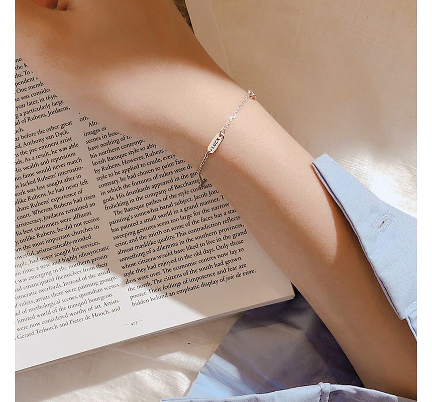 LUCK Silver Sterling Bracelet