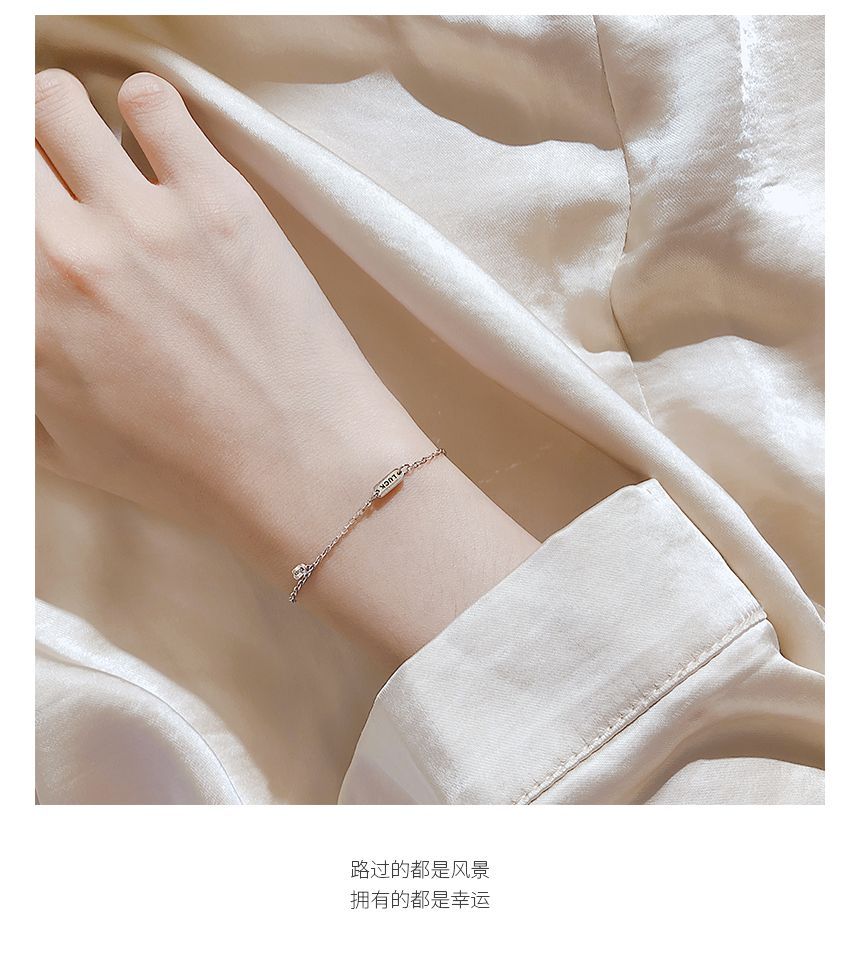 LUCK Silver Sterling Bracelet