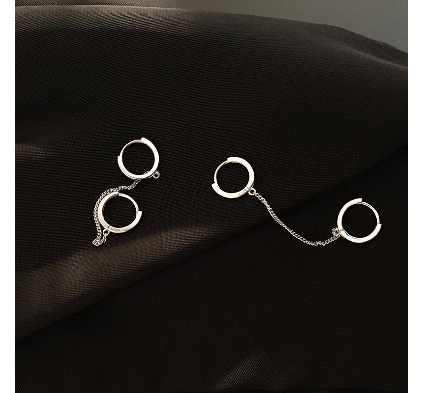 Hoop Double Piercing Earring