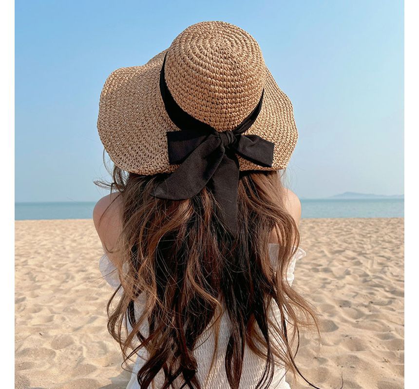 Sun Bow Straw Hat