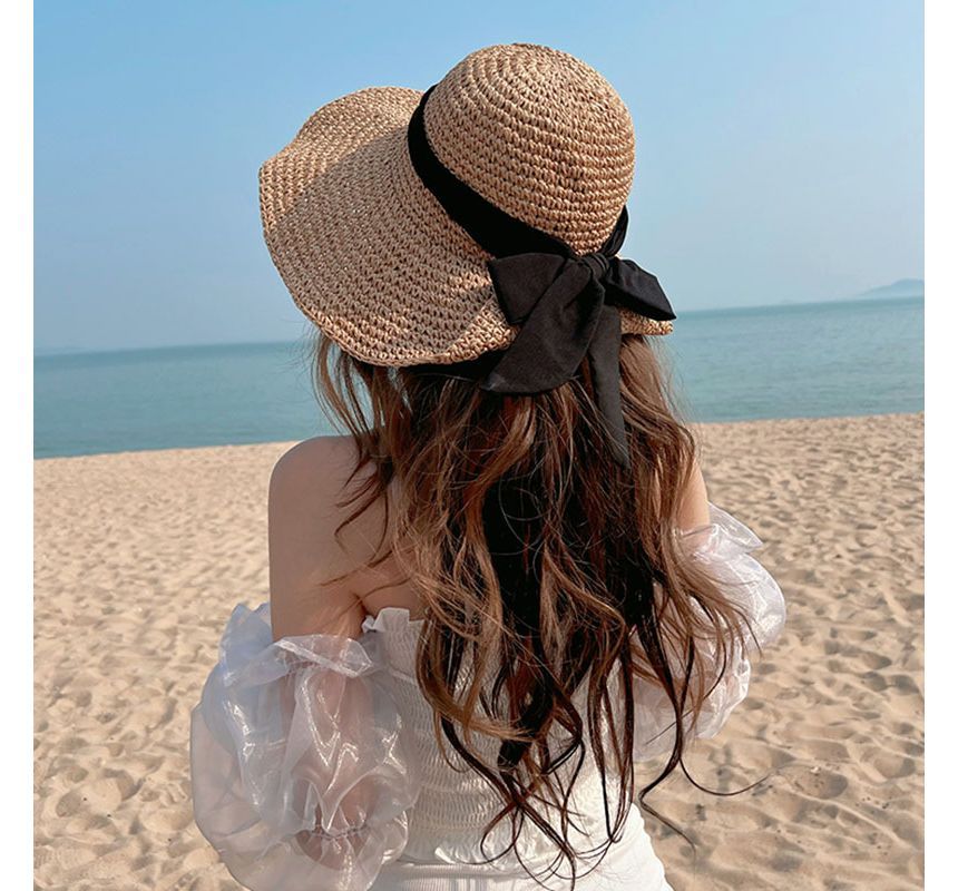 Sun Bow Straw Hat