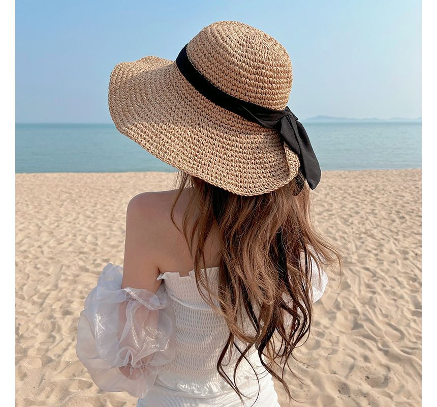 Sun Bow Straw Hat