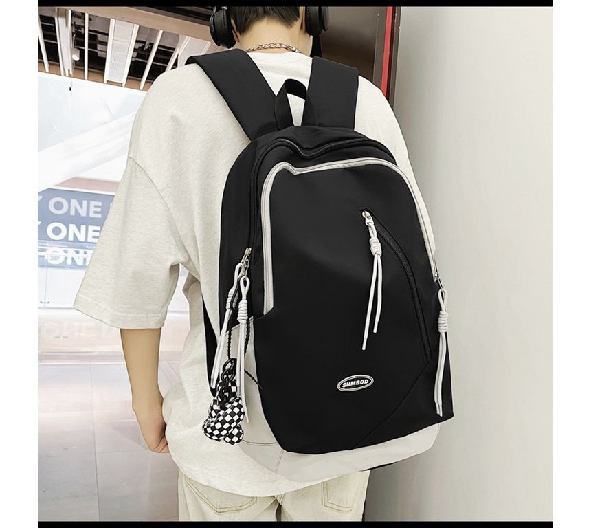 Nylon Backpack Two-Tone Logo