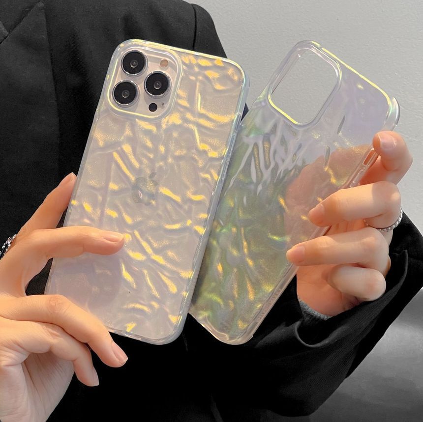 Phone Case Transparent Textured