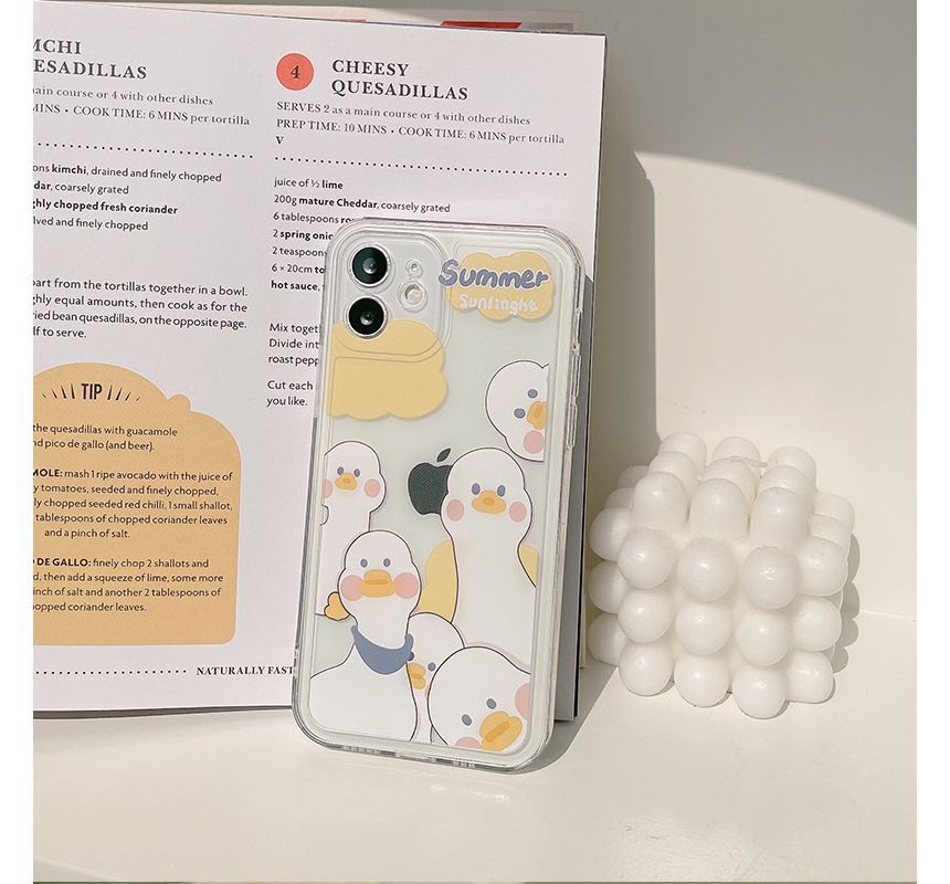 Duck Transparent Case Phone