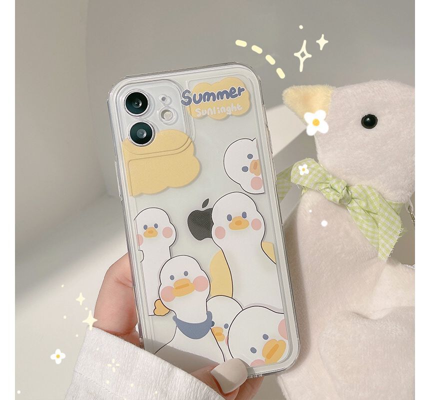 Duck Transparent Case Phone