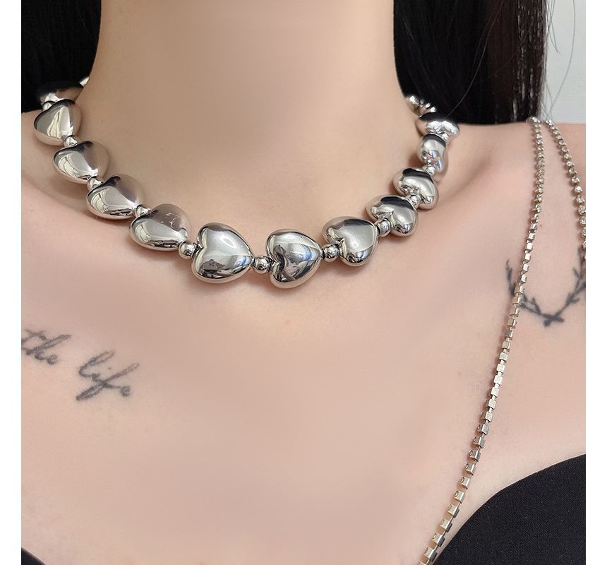 Necklace Choker Heart