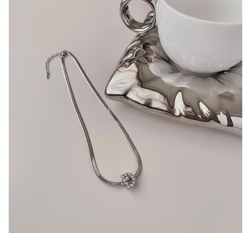 Choker Necklace Rhinestone