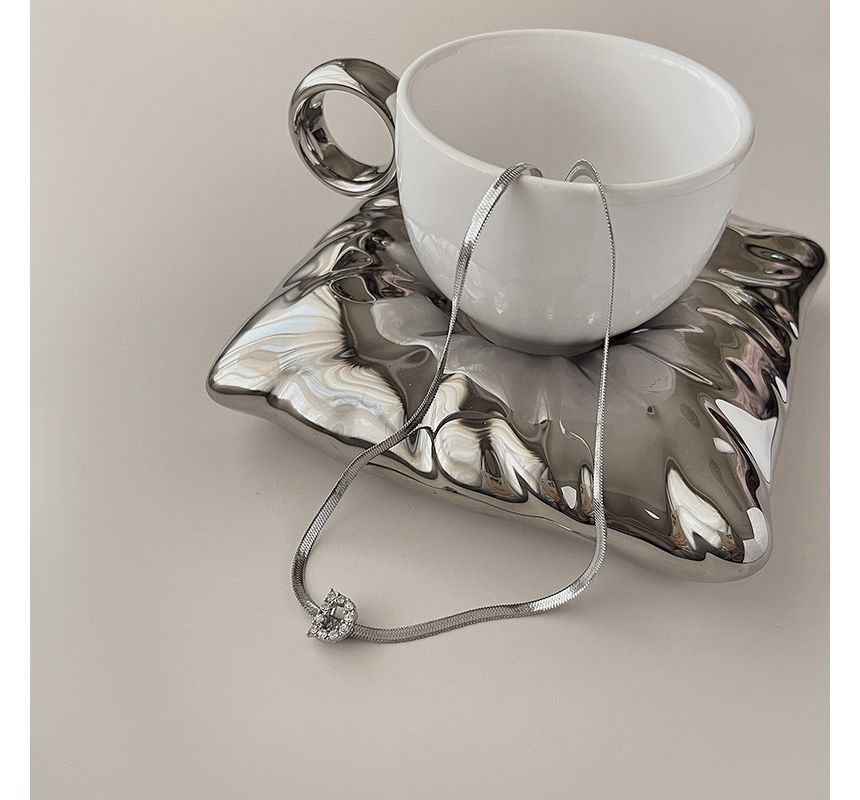 Choker Necklace Rhinestone