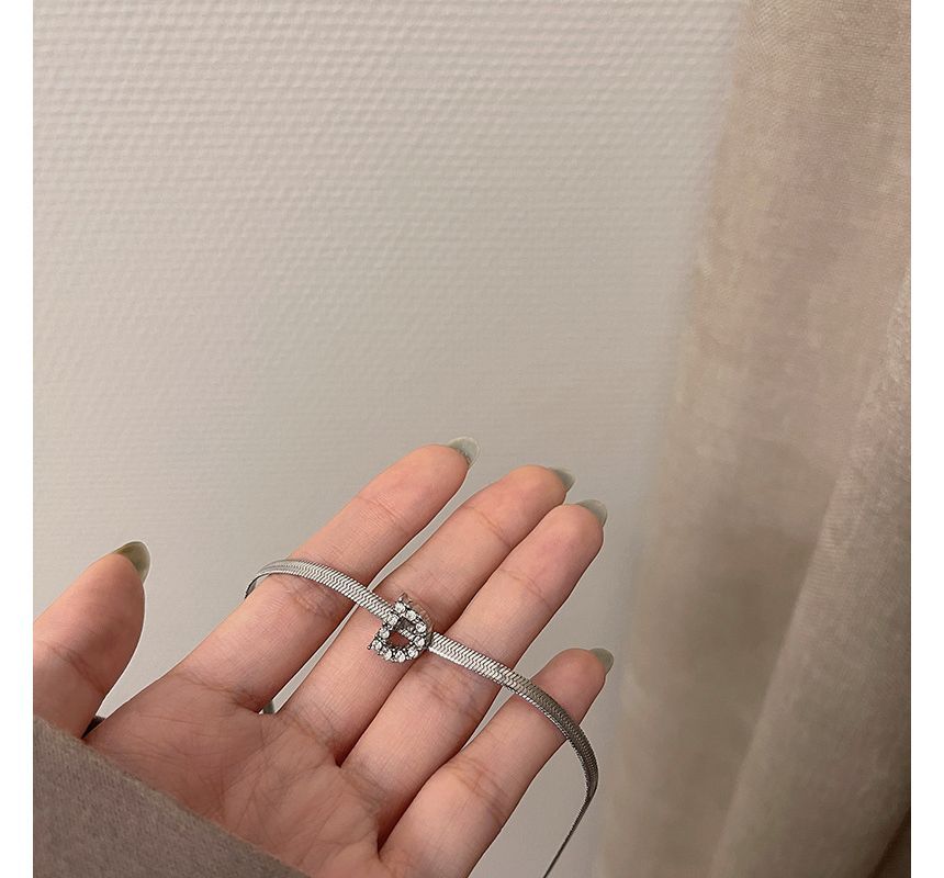 Choker Necklace Rhinestone