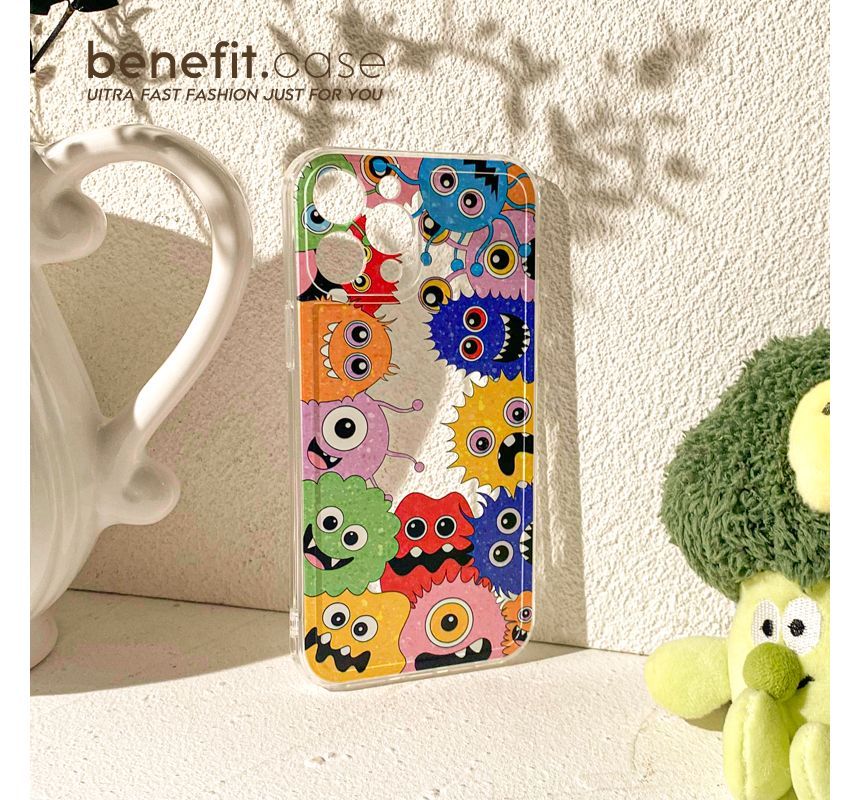 Phone Transparent Monster Case