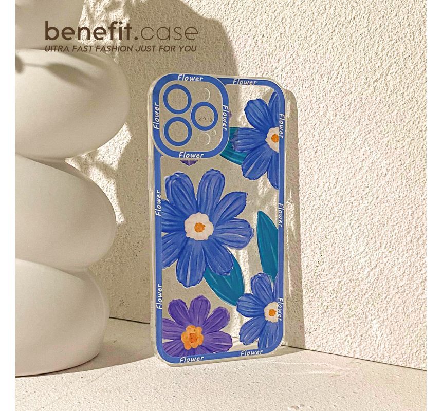 Phone Case Transparent Flower