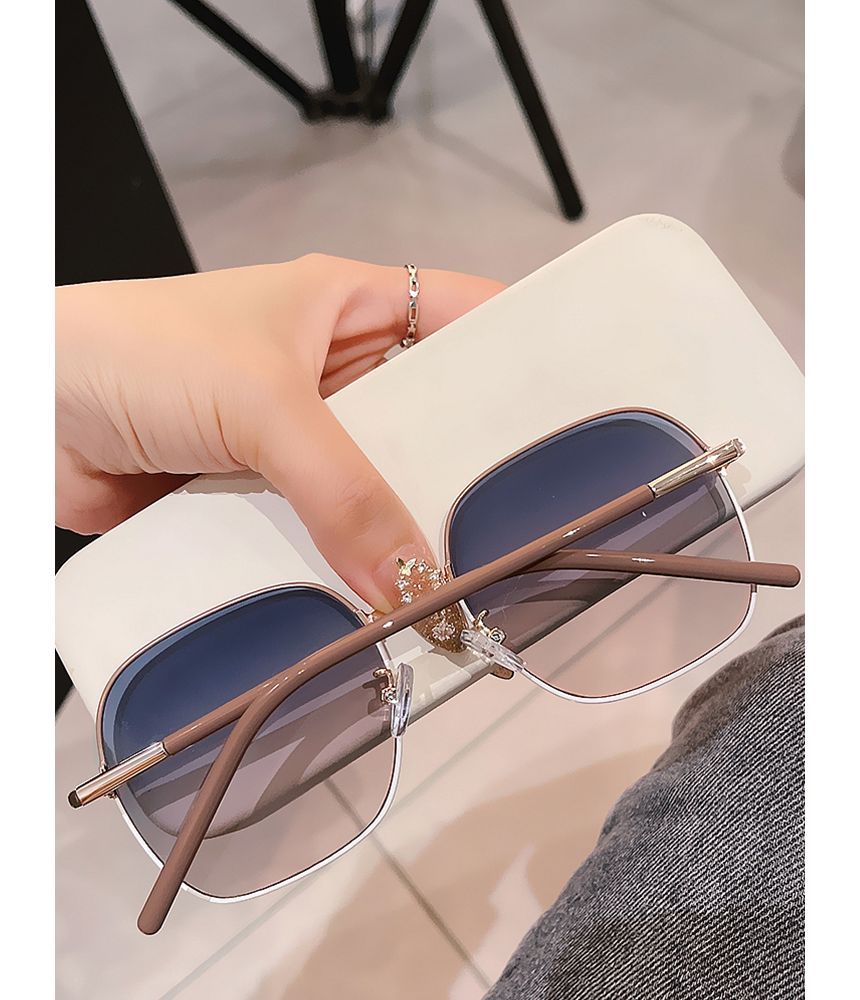 Sunglasses Square Frame Metal