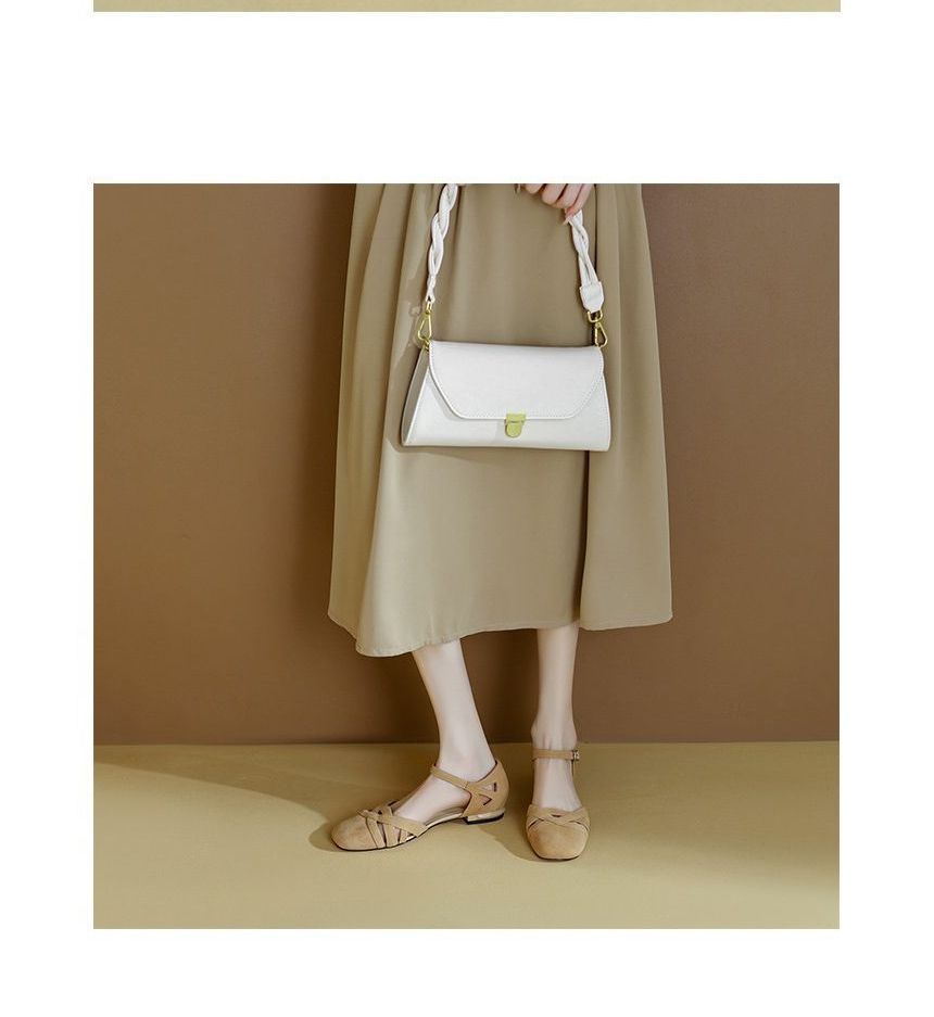 D'Orsay Strap Ankle Flats