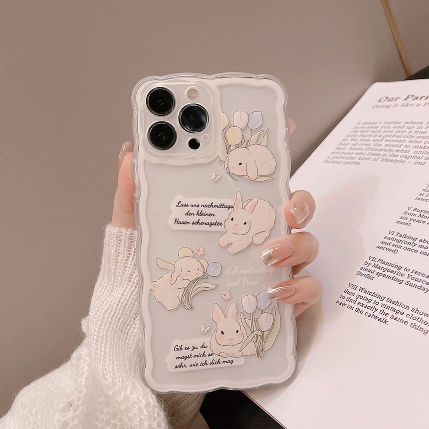 Phone Rabbit Case Transparent