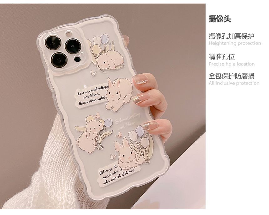 Phone Rabbit Case Transparent