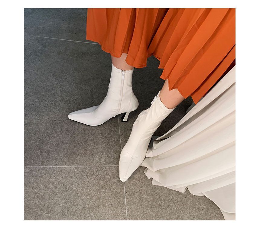 Stiletto Pointed Boots Short