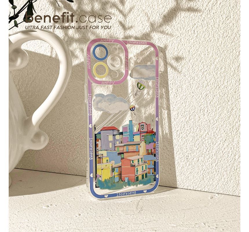City Case Transparent Print Phone