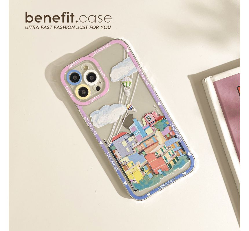City Case Transparent Print Phone