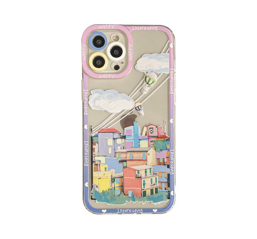 City Case Transparent Print Phone