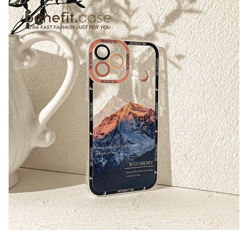 Case Transparent Phone Mountain