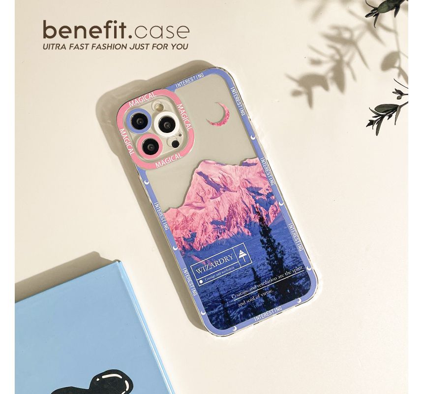Case Transparent Phone Mountain