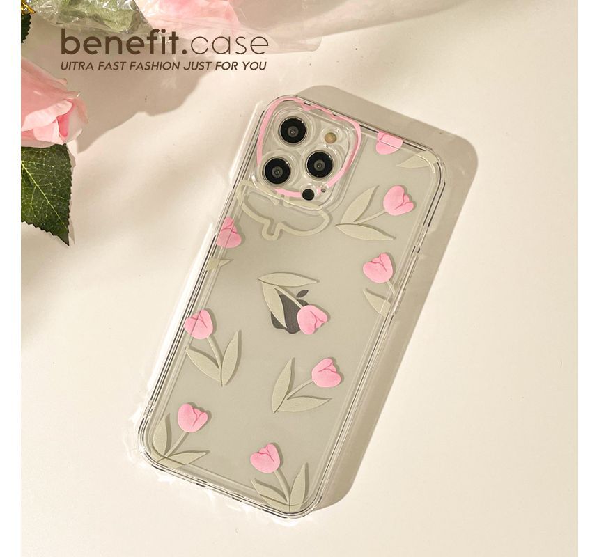 Tulip Phone Case Transparent