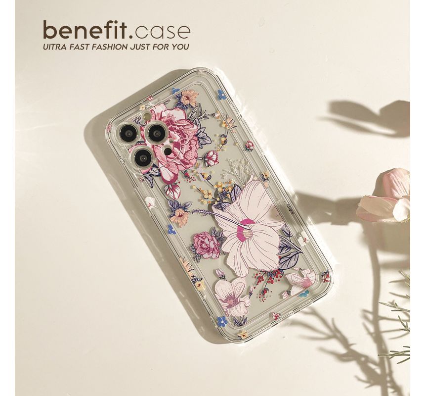 Phone Case Flower Transparent