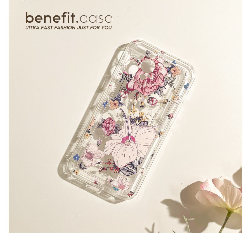Phone Case Flower Transparent