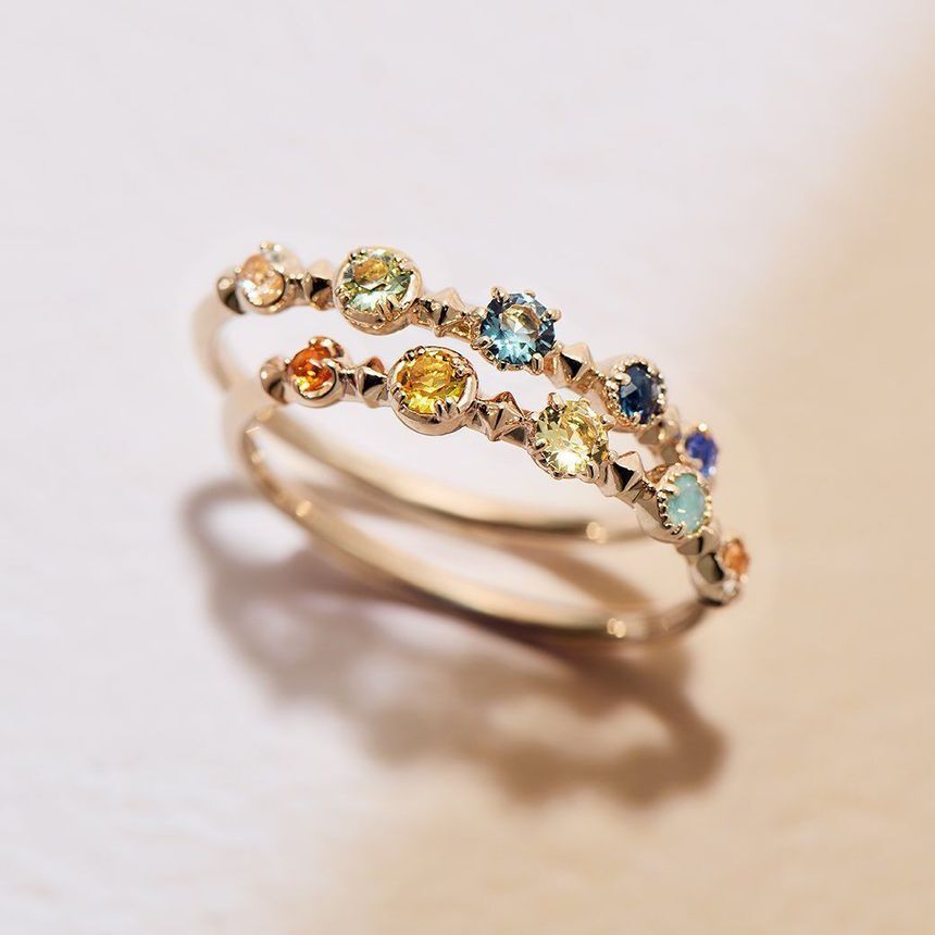 Rhinestone Sterling Silver Ring