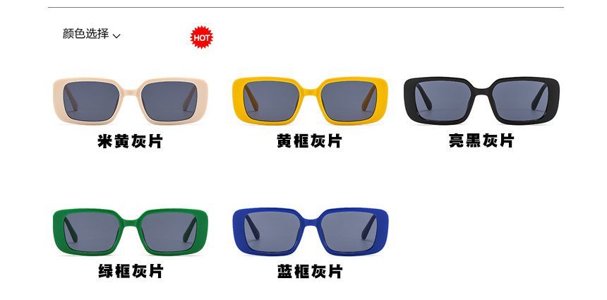 Retro Sunglasses Rectangle